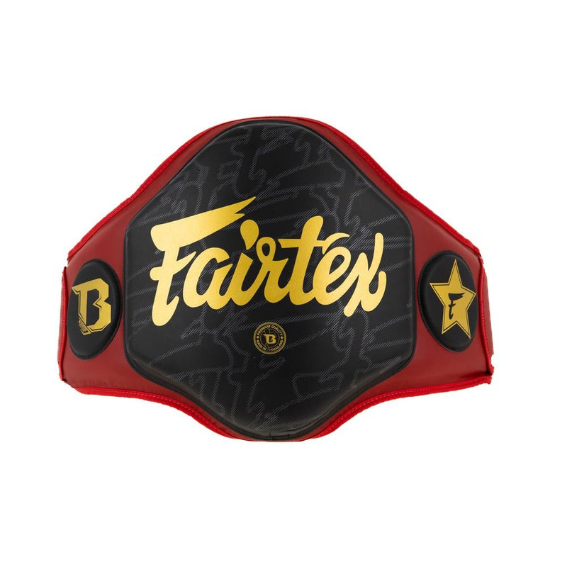 Fairtex X Booster Belly Pad One Size Wine Red