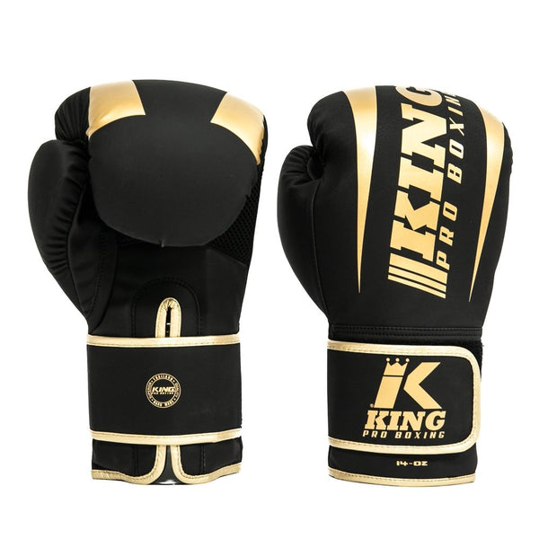 King Pro Boxing Boxhandske Revo 6 Black/Gold