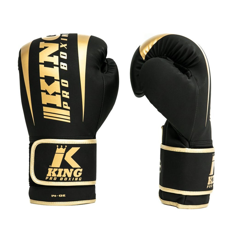 King Pro Boxing Boxhandske Revo 6 Black/Gold