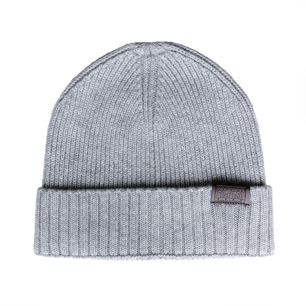 Fighter beanie, ljus grå