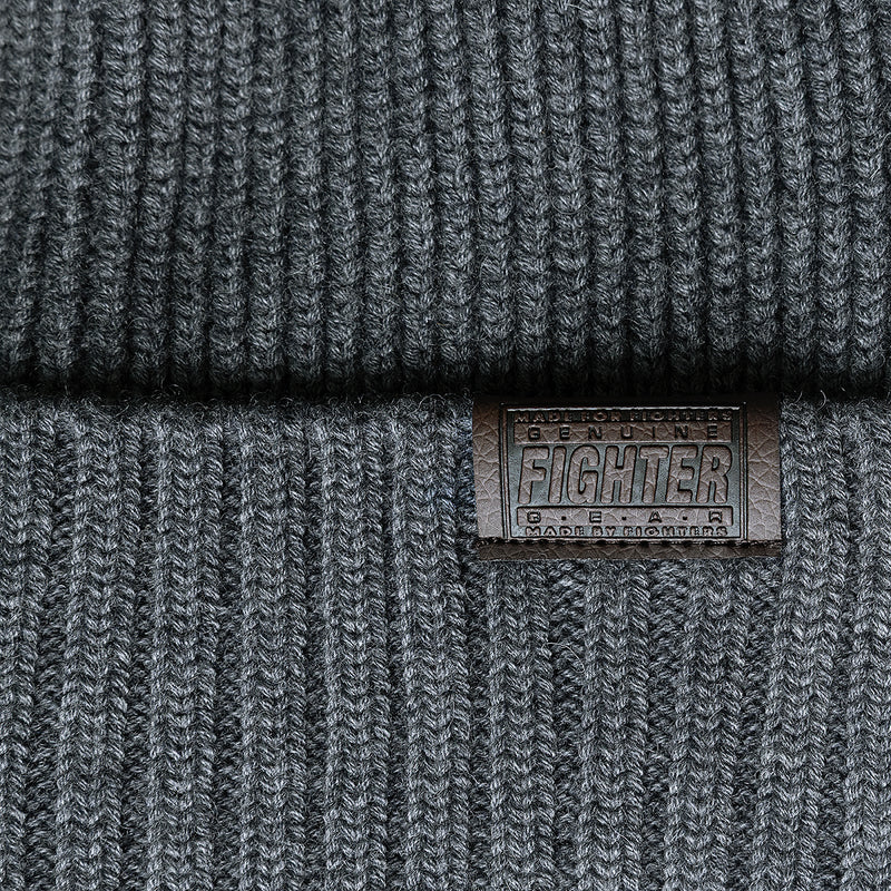 Fighter beanie, mörk grå