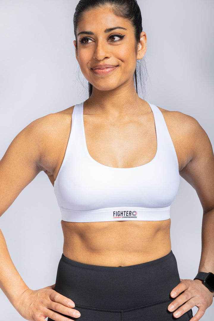 Fighter Cassandra Sports Bra - Vit